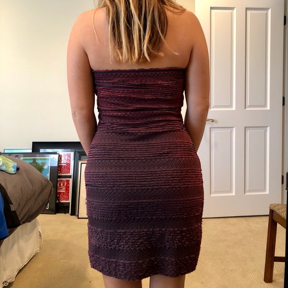 Iridescent strapless dress - Picture 3 of 4